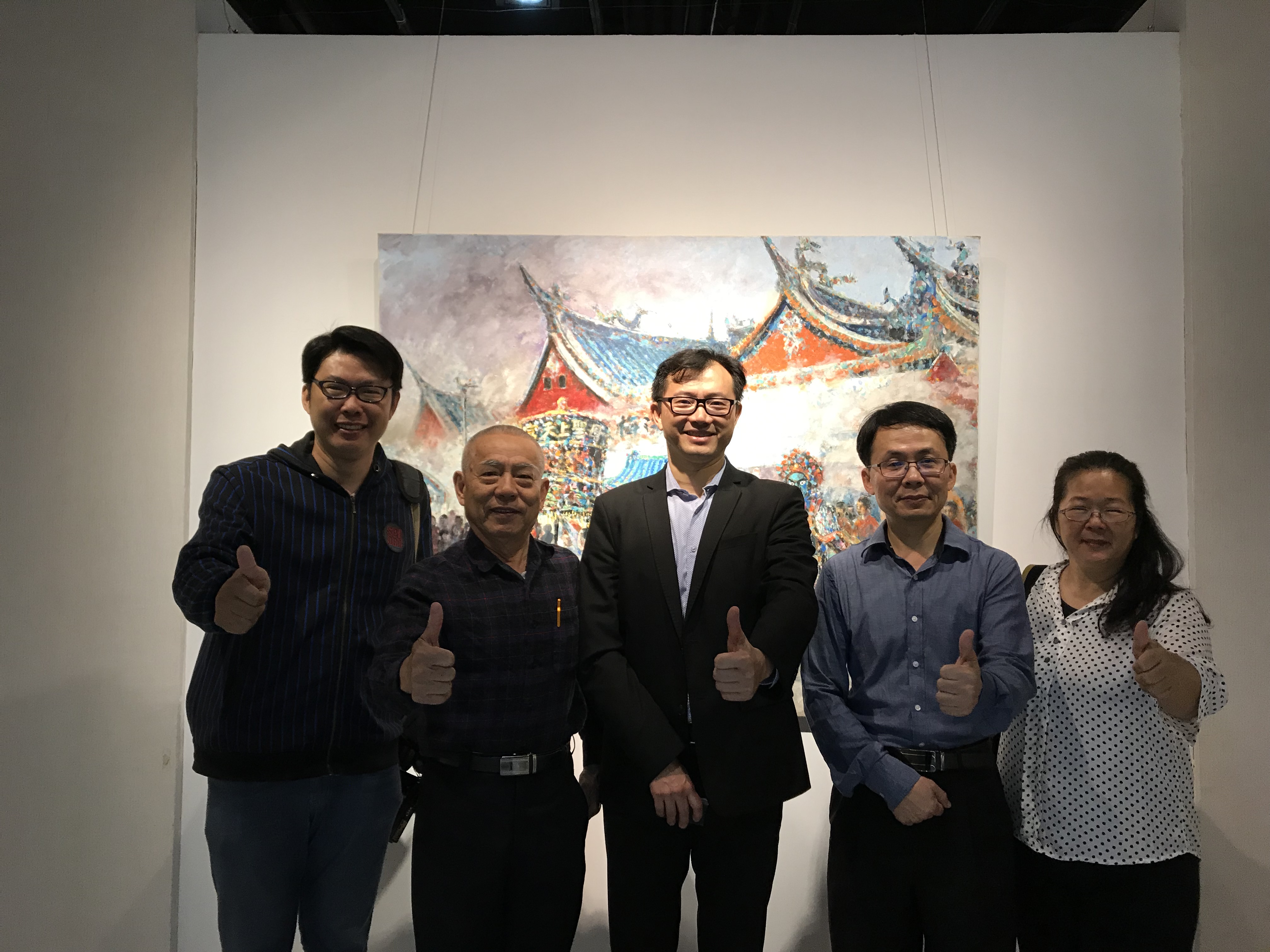 油畫家的聚合-臺中市油畫家協會「軌跡」畫展