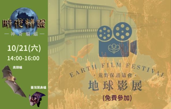 2023地球影展-《暗夜精靈-神奇蝙蝠》、《從零開始養-高頭蝠》、《從零開始養- 葉鼻蝠》