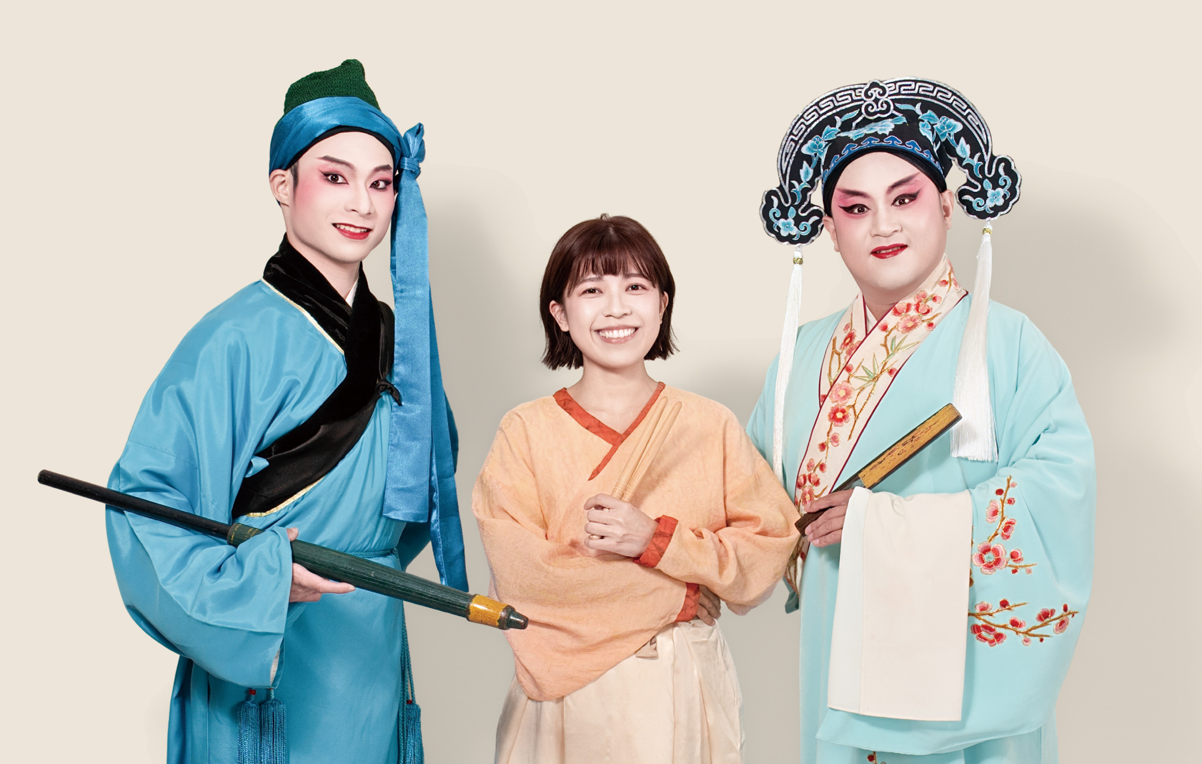 江之翠劇場《陳三五娘》──〈睇燈〉、〈留傘〉、《鄭元和．蓮花落》｜「戲釀青春」2026駐團演訓育成聯合展演宣傳圖片