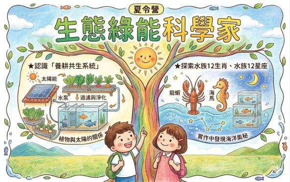 生態綠能科學家-養耕共生系統 (升3年級─升7年級) 