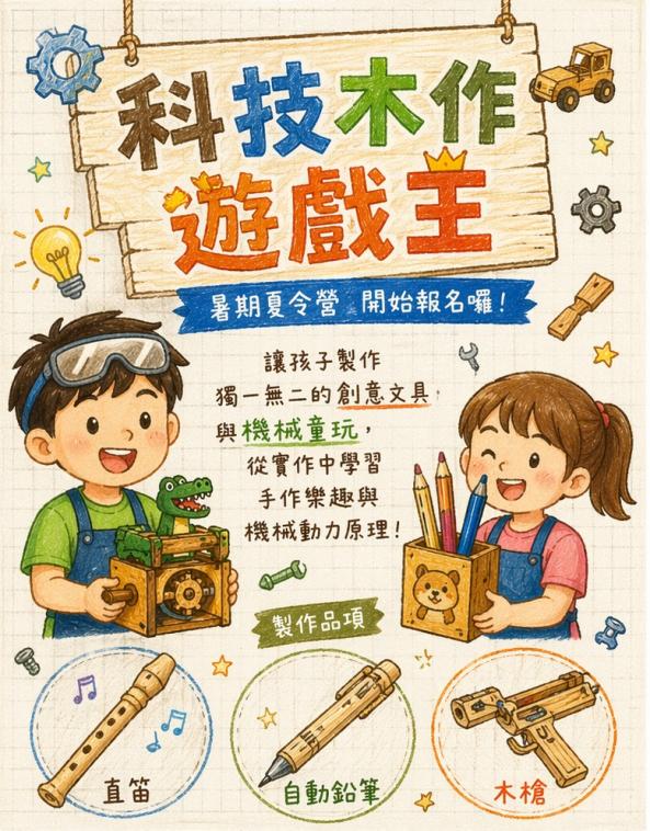 科技木作遊戲王 (升2年級─升7年級)