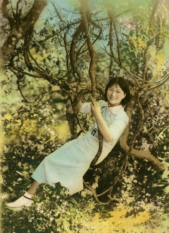 吳金淼,吳明珠著色作品.1940年
