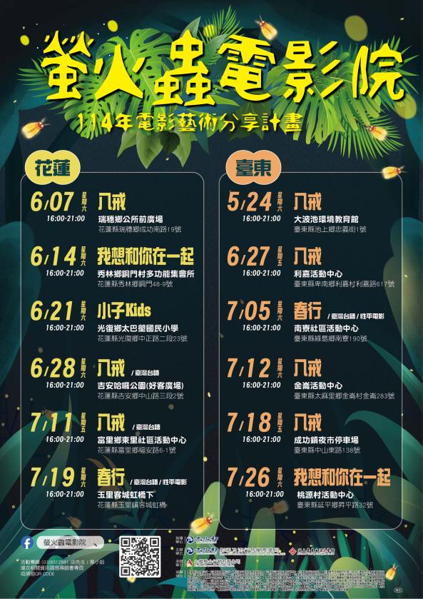 螢火蟲電影院-114年電影藝術分享計畫