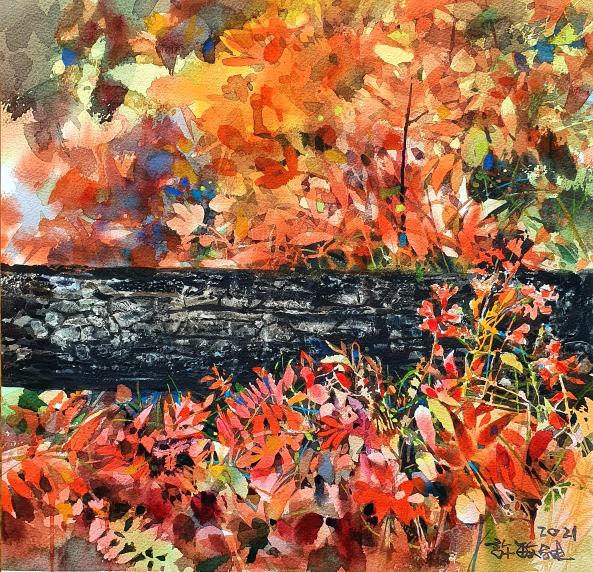 Mr. Xu Minxiong - Watercolor Painting Class A Student Exhibition