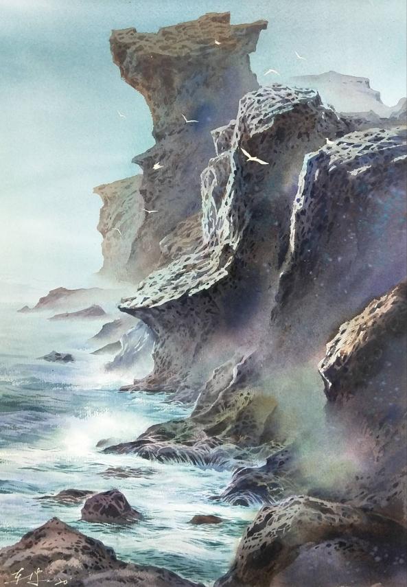 水彩創作-洪東標