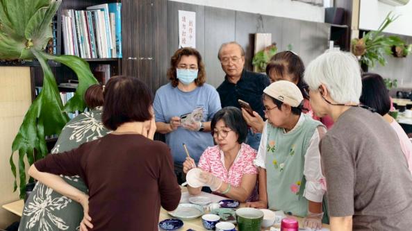 白宗仁老師-花鳥與彩瓷畫班戶外教學-鶯歌