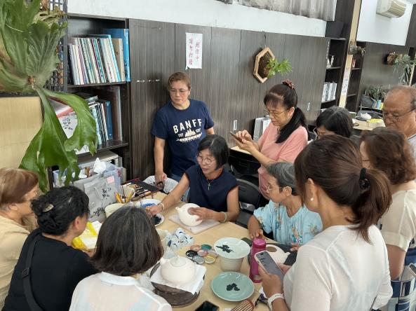 白宗仁老師-花鳥與彩瓷畫班戶外教學